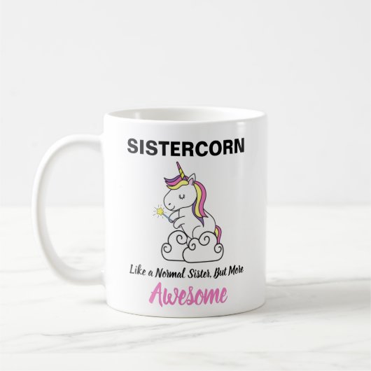 Mug Drôle cadeau pour Soeur Novelty Anniversaire prése (Gauche)