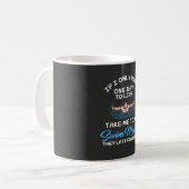 Mug Drôle cadeaux de natation (Devant gauche)