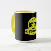 Mug Drôle cadeaux de pêche originaux (Devant gauche)
