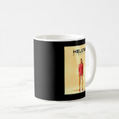 Mug Drôle Cadeaux Helene Allemande Femme Fischer Singe (Devant droit)