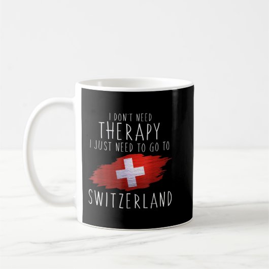 Mug Drôle Cadeaux Suisses Aller en Suisse Cadeaux Swi (Gauche)