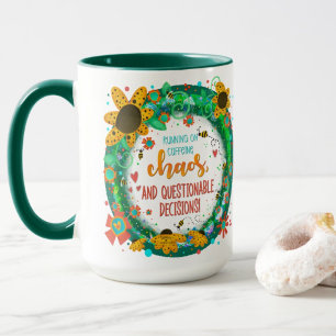 Mug Drôle café Chaos tendance Inspiriity élégant