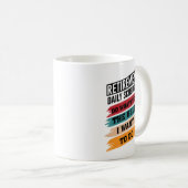 Mug Drôle Calendrier de retraite Cadeau Hommes Femmes (Devant droit)