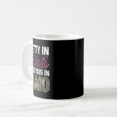 Mug Drôle Caméléon Rose Graphique Chasse Femmes Cerf B (Devant gauche)