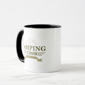 Mug Drôle camper de camping dit pour les campeurs (Devant gauche)