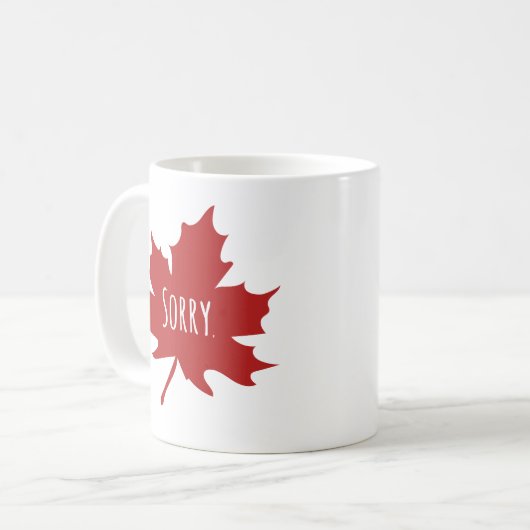 Mug Drôle canadien (Devant gauche)