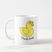 Mug Drôle canard, cadeau amoureux canard, sarcastique (Gauche)