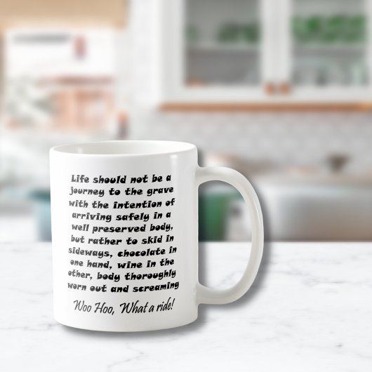 Mug Drôle canettes d'anniversaire citant des cadeaux d