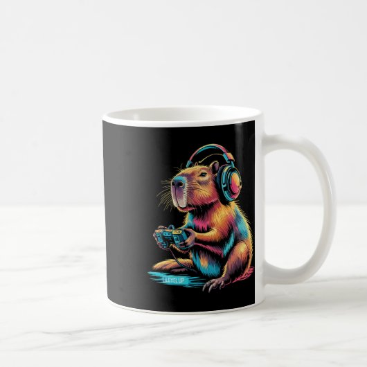 Mug Drôle Capyra Video Joueur Capyra (Droite)