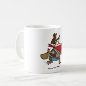 Mug Drôle Cartoon Cowboy Bandit Robber (Devant gauche)