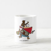Mug Drôle Cartoon Cowboy Bandit Robber (Centre)