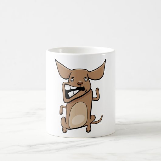 Mug Drôle Cartoon fou chien Hilarious mignon animal an (Centre)