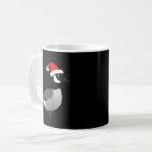Mug Drôle Cartoon mignon Père Noël Canada Goose Christ (Devant gauche)