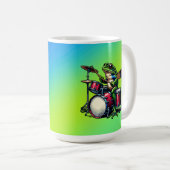 Mug Drôle Cartoon Octopus Jouer de la guitare (Devant droit)