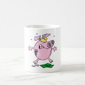 Mug Drôle Cartoon Piggy Bank Perdre de l'argent