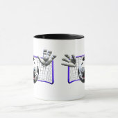 Mug Drôle Cartoon Soccer Ball (Centre)