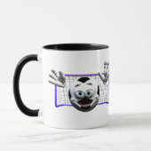 Mug Drôle Cartoon Soccer Ball (Gauche)