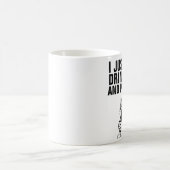 Mug Drôle Cat Coffee Mugs, je veux juste... (Centre)