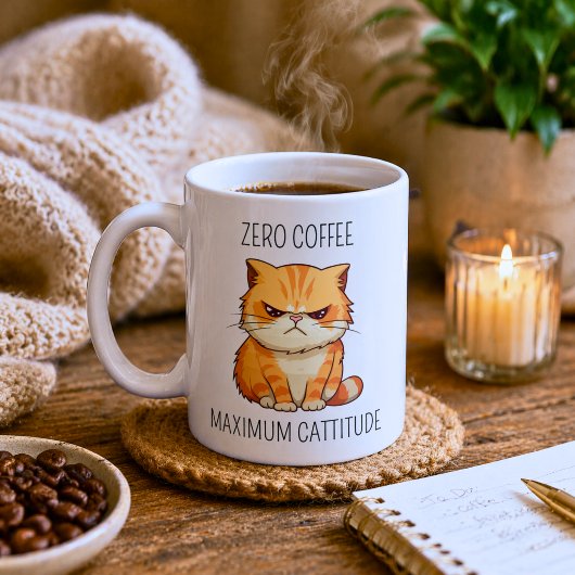 Mug Drôle Cattitude