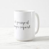 Mug drôle Ce n'est pas des commérages (Devant droit)