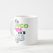 Mug Drôle c'est nuit de Bunco vous cadeau de matrices (Devant gauche)