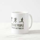 Mug Drôle chasse à l'ours (Devant droit)