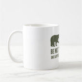 Mug Drôle chasse à l'ours (Gauche)