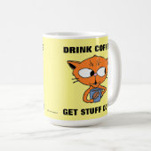 Mug Drôle Chat (Devant droit)