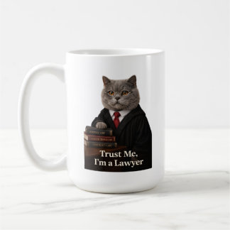 Mug Drôle Chat Avocat - Croyez-Moi Je Suis Un Avoc