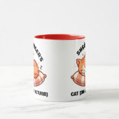 Mug Drôle Chat de Shrodinger (Ne pas déranger) (Centre)