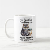Mug Drôle Chat Grumpy Dit (Gauche)