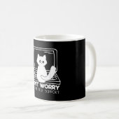 Mug Drôle Chat Ne t'inquiète pas Je suis de Tech Suppo (Devant droit)