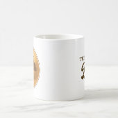 Mug Drôle Chat Papa Dormir Illustration (Centre)