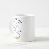 Mug Drôle chat sournois après l'illustration de la tar (Devant gauche)