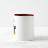 Mug Drôle Chauffage Des Vis D'Automne Pour Les Pommes  (Centre)