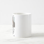 Mug drôle Cher chat, photo et nom du chat personnalisé (Centre)