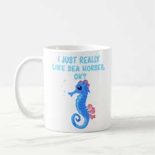 Mug Drôle Chevaux De Mer J'Aime Vraiment Cheval De Mer
