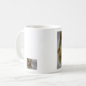 Mug Drôle chien avec café dire (Devant gauche)