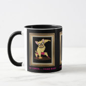 Mug Drôle chien cassant Dogecoin (Gauche)