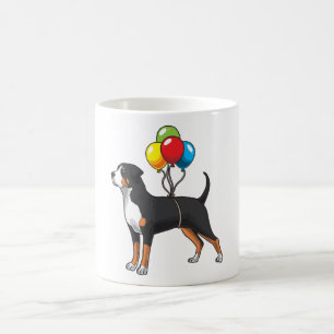 Mug Drôle Chien De Montagne Suisse Avec Ballons