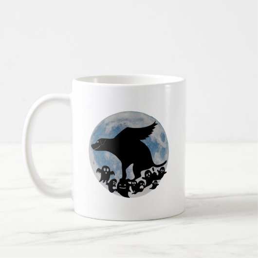 Mug Drôle chien d'Halloween (Gauche)