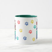 Mug Drôle chien don d'organes de sensibilisation café  (Centre)