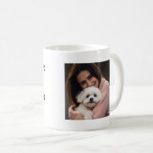 Mug Drôle Chien Maman Citer Photo (Devant droit)