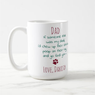 Mug Drôle Chien Papa Personnalisé Animaux de compagnie