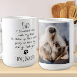 Mug Drôle Chien Papa Personnalisé Animaux de compagnie<br><div class="desc">Surprenez le Chien papa cette Fête des pères, son anniversaire ou toute occasion avec cette super mignonne et drôle de chien papa tasse. "Si quelqu'un d'autre était mon père, je mâcherais leurs chaussures, je fouetterais sur leur tapis, et je te trouverais !" Faites un cadeau parfait du chien ! Personnalisez...</div>