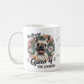 Mug Drôle Chien Photo Reine Des Zoomés (Gauche)