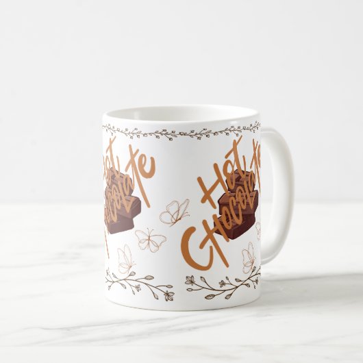 Mug drôle Chocolat chaud (Devant droit)