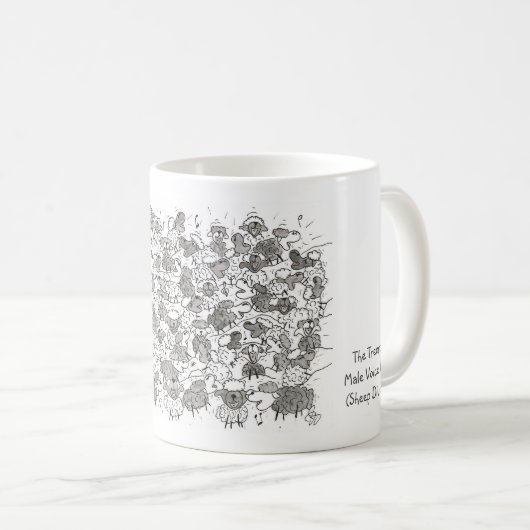 Mug Drôle Choir Mouton (Devant droit)