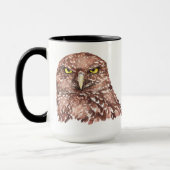 Mug Drôle Chouette Grumpy, vas-y, je lis, (Gauche)