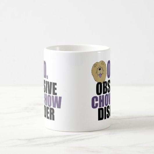 Mug Drôle Chow Chow Chow (Centre)